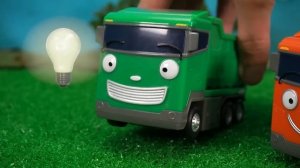 Учим цвета с Тайо Игрушки l Игра с цветом с тележкой l Бассейн с радужными водяными бусинами