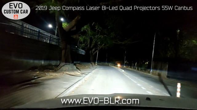 EVO Visibility: 2019 Jeep Compass Laser Bi-LED Headlamps + Fog lamps Quad Projectors Beam Brightnes смотреть онлайн