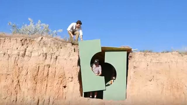 ДОМ ПОД ЗЕМЛЕЙ В ГОРЕ - DIY смотреть онлайн