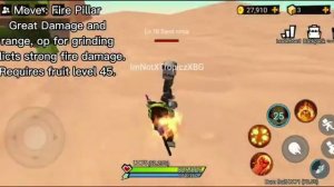 Showcasing Max Level Burn Fruit! Blockman go Anime Showdown