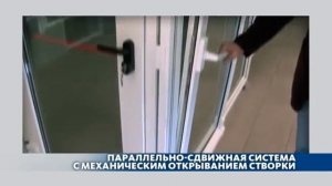 Двери с наклонно сдвижной фурнитурой GU