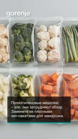 Как хранить продукты в морозилке