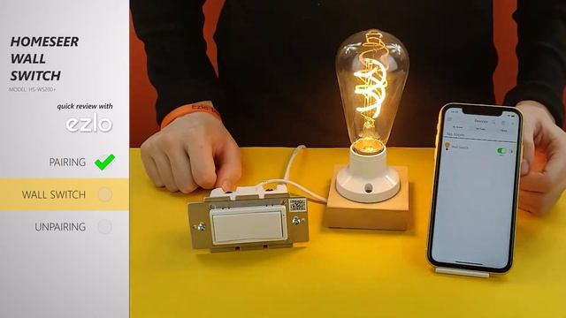 How to pair Homeseer Wall Switch HS-WS200+ with Ezlo hubs смотреть онлайн