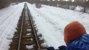 Ручная дрезина - интересная поездка с детьми