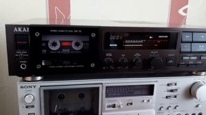 Akai GX-73 после профилактики с полной разборкой ЛПМ
