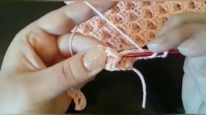 3D узор крючком.