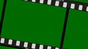 Футаж HD. Рамка - кинопленка движение под углом, хромакея