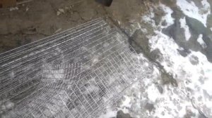 клетка для кроликов из оцинкованной сетки 25+25