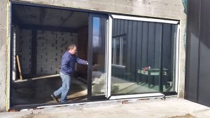 Алюминиевая подъемно сдвижная конструкция 1