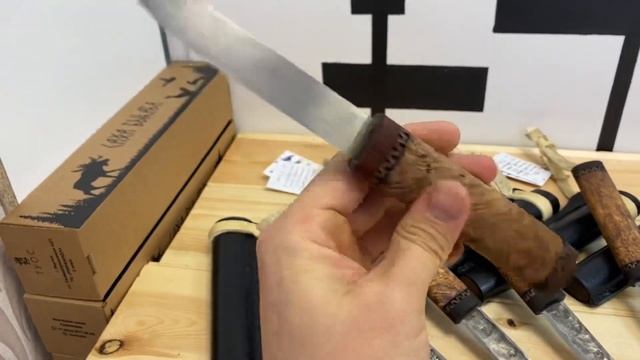 Якутские ножи от мастера Марата Лопатина, сталь 65Г. К.т. для заказа +7 924 877‑35‑48.