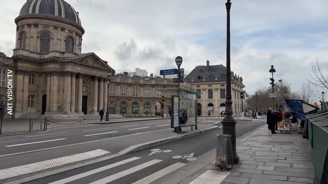 [🇫🇷Paris Live] Холодная прогулка по Пари Сен-Жермен-де-Пре в прямом эфире 23 января 2025 года