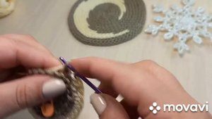 узор крючком - верблюд , поставка под горячее