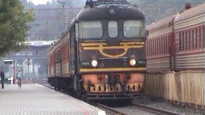 Тепловоз ТЭП60-0256 на ст. Каунас / TEP60-0256 at Kaunas station