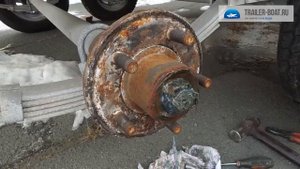Обслуживание ступицы прицепа- шприцевание, устранение люфта, Обзор, рекомендации по уходу.