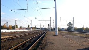 Электровоз ВЛ82м с пригородным поездом Купянск Узловой - Харьков