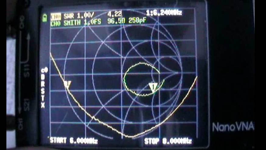 Nano VNA-Измерение КСВ и реактивной составляющей антенны смотреть онлайн