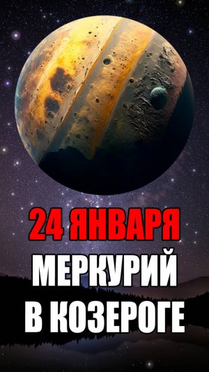 24 Января - Меркурий в Козероге