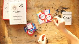 Распаковка настольной игры про шрифты