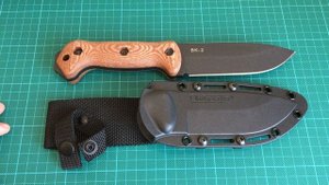 Апгрейд ножа Ka-Bar BK 2 (новые ножны и накладки)