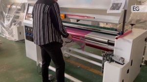 Станок для перемотки ПВХ-пленки (жидкого стекла) FJ-B1300