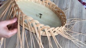Dekoratif Rattan Tepsi | Dekoratif Rattan Tepsi | Bambu Tepsi | #diy| Декоративный поднос из ротанг