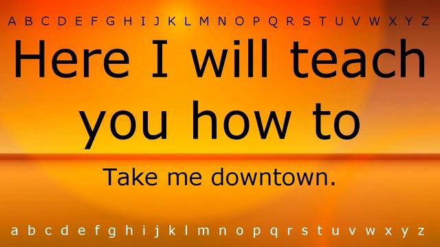 Here I will teach you how to pronounce 'Take me downtown.' with Zira.mp4 смотреть онлайн