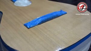 Лакировка верхней деки гитары