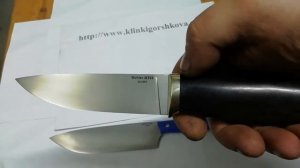 Обзор ножей от Андрея Горшкова из сталей S-390,М398