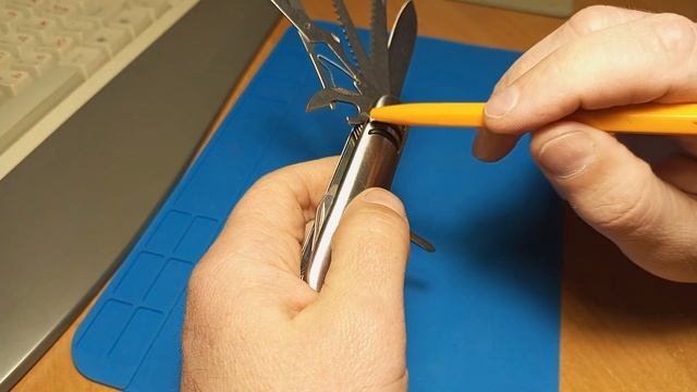 Многофункциональный нож, мультитул с Алиэкспресса. Доработка. смотреть онлайн