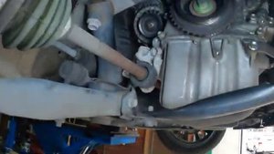 Замена ремней навесного оборудования SUZUKI MK21S PALETTE