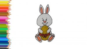 Как нарисовать Пасхального Зайчика 🐰