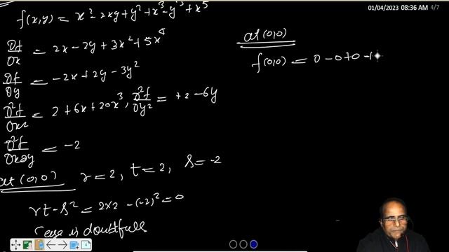 Lect-05/Maxima And Minima of Two Variables Function  /part-b /sem 3rd/ccs university