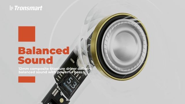 Беспроводные наушники Tronsmart Sounfii R4 с Bluetooth 5,3