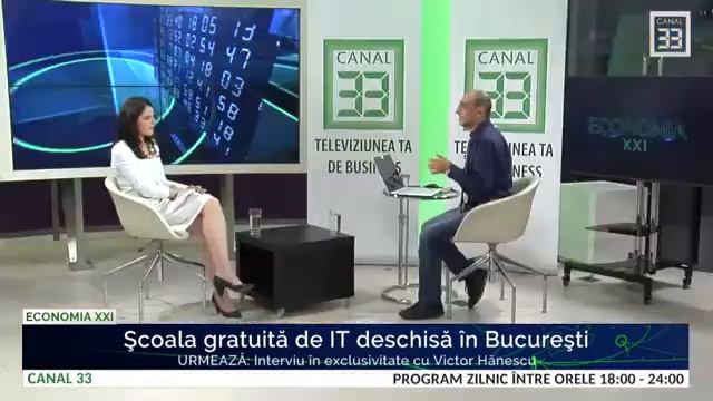 1) Școala gratuită de IT deschisă în București. 2) Interviu cu Victor Hănescu смотреть онлайн