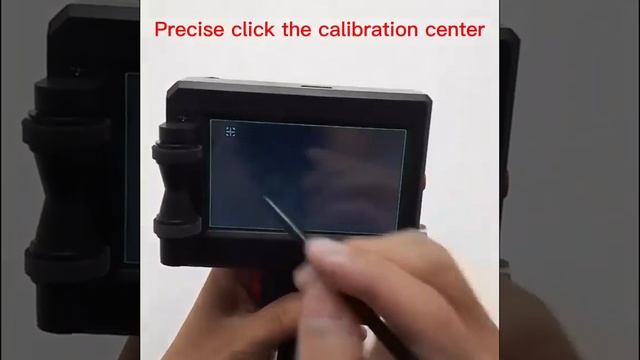 Multi language system inkjet printer touch screen calibration tutorial