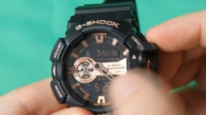 G-SHOCK GA-400GB-1A4 | Обзор и настройка (на русском) | Купить со скидкой