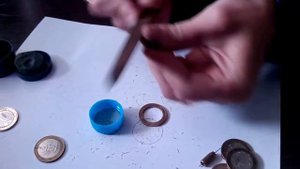 Брелок из старой 10 рублёвой монеты!