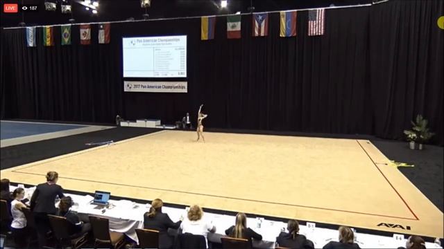 Eduarda Carvalho - Maças - Campeonato Pan-americano 2017 смотреть онлайн