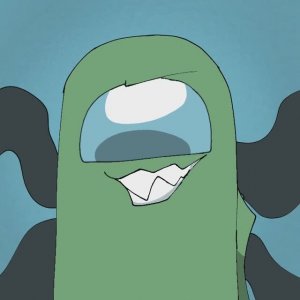 Among us Slick Back - meme animation - rodamrix mini yellow and fortegreen #tiktok #shorts