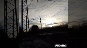 ЭД2М С раскраской 1 вагона С вокзала