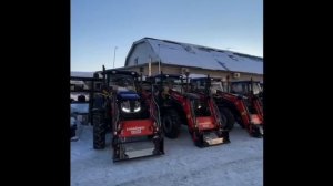 Непревзойденное сочетание трактора LOVOL и фронтального погрузчика HARVEST 1300s!