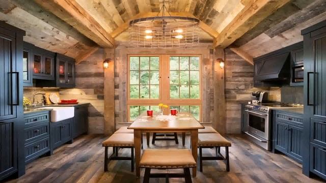 Kitchen Design For Wooden House смотреть онлайн