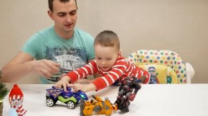 Трансформеры Бамблби и его друзья и монстр HOTWHEELS