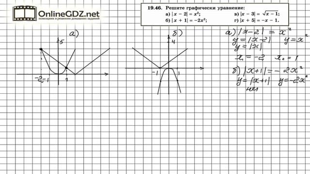 Задание № 19.46 - Алгебра 8 класс (Мордкович) смотреть онлайн