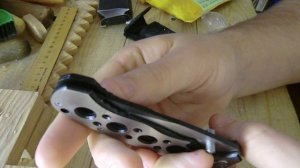 Нож раскладной Boker и шарнир для точилки с aliexpress.