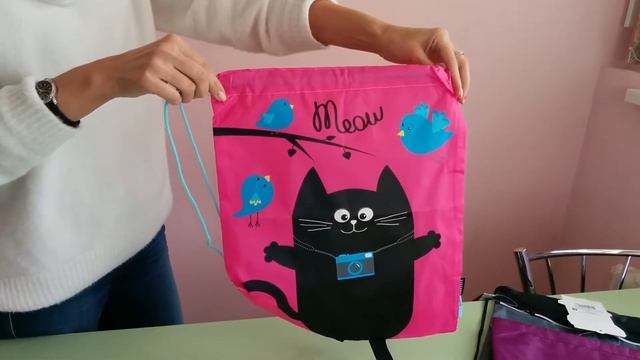 Сумка для обуви deVENTE 7040996 35*40см, 1отд. Kitty смотреть онлайн