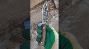 Русский охотничий нож Барс малый из стали 65х13