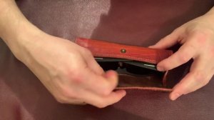 Кожаный очечник жесткий из натуральной кожи - обзор.