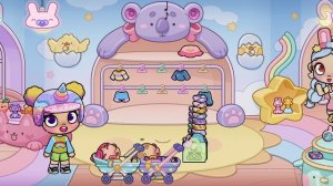 Настя примеряет детские наряды для малышей в Avatar World