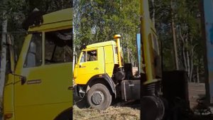 Погрузка леса манипулятором.Часть#1